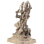Vintage Bronze Goddess Kali Sculpture | 18" Indonesian Lost Wax Art | 5.93kg Divine Masterpiece | Traditional Casting | Jaipurio